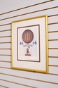 F71082: Set of 4 Framed & Matted Hot Air Balloon P