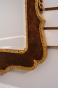 71043: Italian Georgian Style Walnut & Gold Mirror
