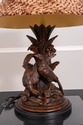 F71085: Decorative Pheasant Base Table Lamp w. Sha