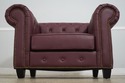 62519EC: Pair Modern Design Tufted Chesterfield Cl