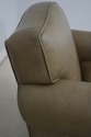 F66514: Green Leather Club Chair