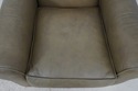 F66514: Green Leather Club Chair