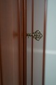 23613: Carved Mahogany French Style 4 Door Armoire