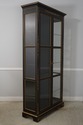 66303: KINDEL Black & Gold Decorated Curio Cabinet