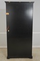 66303: KINDEL Black & Gold Decorated Curio Cabinet