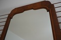 F65267: Henredon Walnut Frame Dresser Mirror