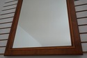 F65267: Henredon Walnut Frame Dresser Mirror