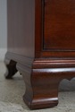 66178: BAKER Chippendale Mahogany Tall Chest Of Dr