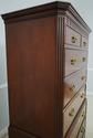 66178: BAKER Chippendale Mahogany Tall Chest Of Dr