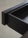 LF71087: Leather Top Metal Base 1 Drawer Console T