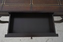 LF71087: Leather Top Metal Base 1 Drawer Console T