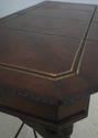 LF71087: Leather Top Metal Base 1 Drawer Console T