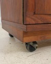 F58001EC: Danish Mid Century Modern Teak Tea Cart 