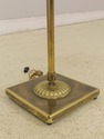 F58069EC: Vintage Brass Adjustable Floor Lamp w. S