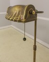 F58069EC: Vintage Brass Adjustable Floor Lamp w. S