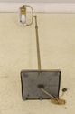 F58069EC: Vintage Brass Adjustable Floor Lamp w. S