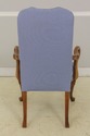 58019EC: FAIRFIELD Blue Print Upholstered Open Arm