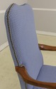 58019EC: FAIRFIELD Blue Print Upholstered Open Arm