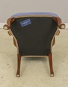 58019EC: FAIRFIELD Blue Print Upholstered Open Arm