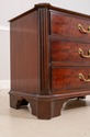 70892: HENDERDON Three Drawer Mahogany Nightstand 