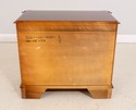 70892: HENDERDON Three Drawer Mahogany Nightstand 