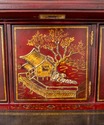 L71325: MAITLAND-SMITH Chinoiserie Decorated Secre