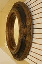 31609EC: Massive Round Beveled Glass Italian Style