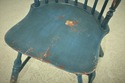 54584EC: Blue Painted Finish Windsor Side Chair