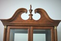 54445EC: PULASKI Beveled Glass 2 Door Cherry Curio