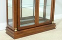 54445EC: PULASKI Beveled Glass 2 Door Cherry Curio