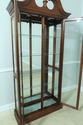 54445EC: PULASKI Beveled Glass 2 Door Cherry Curio