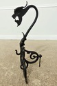 F54580EC: Pair Large Iron Dragon Arts & Crafts Fir