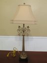 F46902EC: Brass Regency Decorative Table Lamp w. S