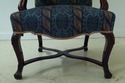F31625EC: Period Antique Baroque Open Arm Throne C