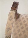 46946EC: Pair French Louis XV Upholstered Open Arm