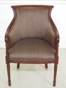 46940EC: Regency Style Upholstered Open Arm Chair 