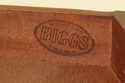 L45891: BIGGS Federal Style Inlaid Mahogany Pembro