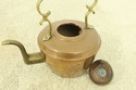 F54664EC: Antique Hand Crafted Brass & Copper Tea 