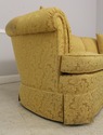 L58928EC: KINDEL Gold Damask Upholstered Crescent 