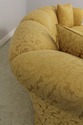 L58928EC: KINDEL Gold Damask Upholstered Crescent 