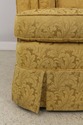 L58928EC: KINDEL Gold Damask Upholstered Crescent 