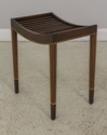 58971EC: Federal Inlaid Solid Mahogany Slat Seat V