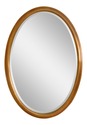 31829EC: Oval Gold Framed Beveled Glass Wall Mirro