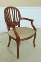 51193E: Pair CENTURY French Style Open Arm Chairs