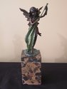 LF46878EC: SIGNATURE STATUARY Bronze Fairy Holding