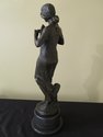 LF46872EC: SIGNATURE STATUARY Signed Bronze Woman 