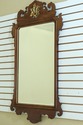 51315EC: HENREDON Beveled Glass Chippendale Mahoga