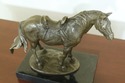 LF51254EC: SIGNATURE STATUARY Bronze Horse w. Sadd