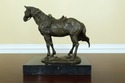 LF51254EC: SIGNATURE STATUARY Bronze Horse w. Sadd