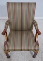 67232: BAKER Mahogany Chippendale Open Armchair